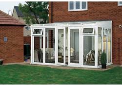 large lean to conservatory
